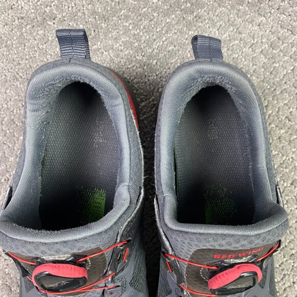 Red Wing Men's Work Shoes 6343 Safety Toe Boa Laces Gray Red Size 9 Boots Shoes - Picture 9 of 13